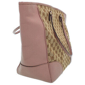 Gucci Tote Pink Bree Bag Brown Shoulder